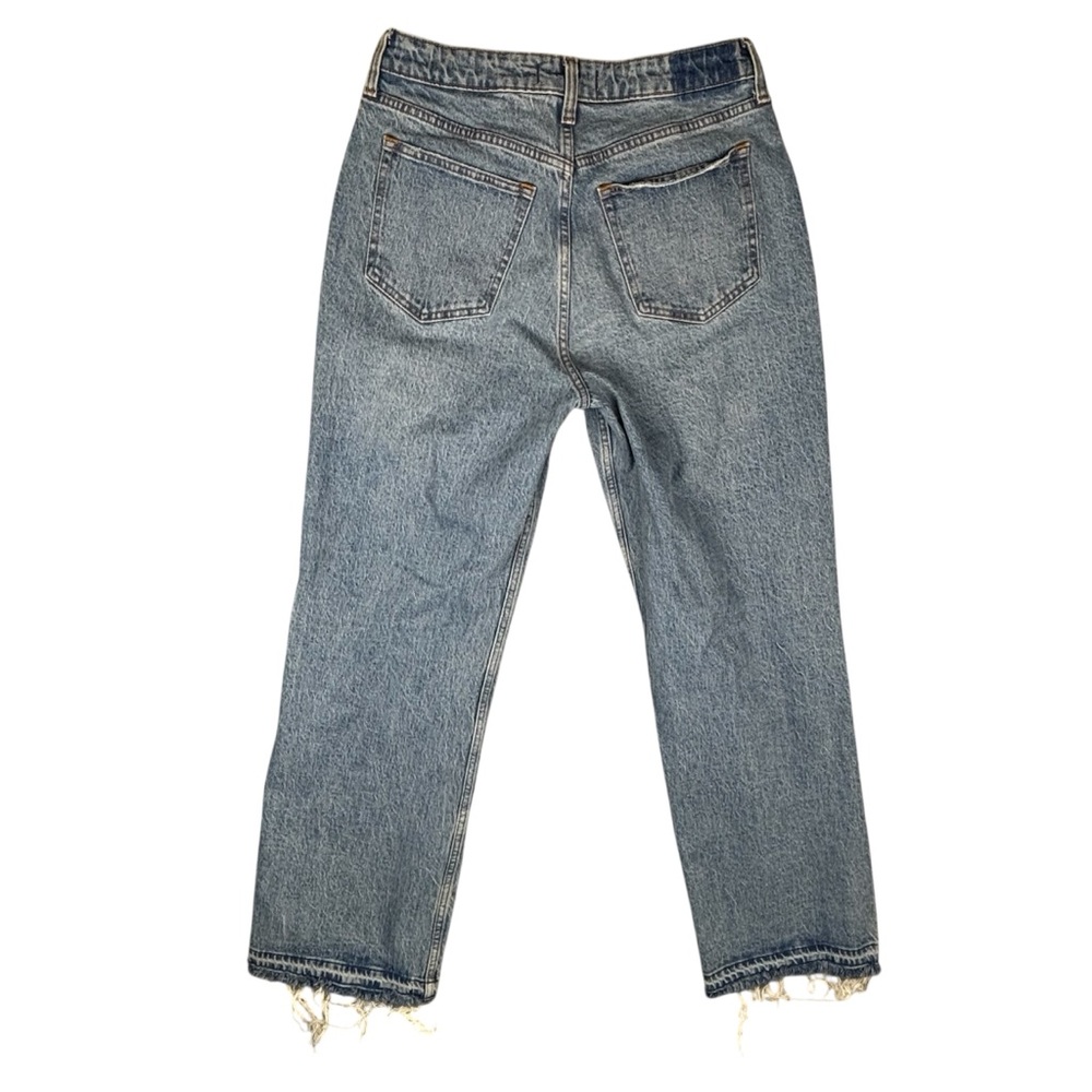Abercrombie Fitch High Rise 90s Relaxed Jeans Womens 29 Blue Curve Love Straight - Picture 2 of 14